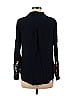 Pink Stitch 100% Polyester Paisley Black Long Sleeve Blouse Size 6 - photo 2