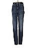 Good American Solid Blue Jeans Size 0 - photo 1