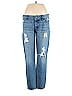 Koral 100% Cotton Hearts Blue Jeans Size 29 waist - photo 1