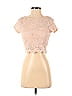 Xtraordinary Tan Pink Short Sleeve Top Size 5 - photo 1