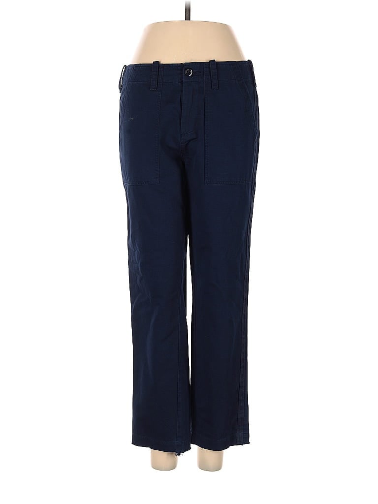 G1 100% Cotton Blue Casual Pants Size 4 - photo 1