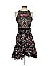 ML Monique Lhuillier Paisley Black Cocktail Dress Size 0 - photo 1