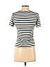 Dani Max Stripes Silver Short Sleeve T-Shirt Size 5 (petite) - photo 2