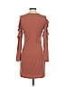 Express Solid Brown Cocktail Dress Size S - photo 2