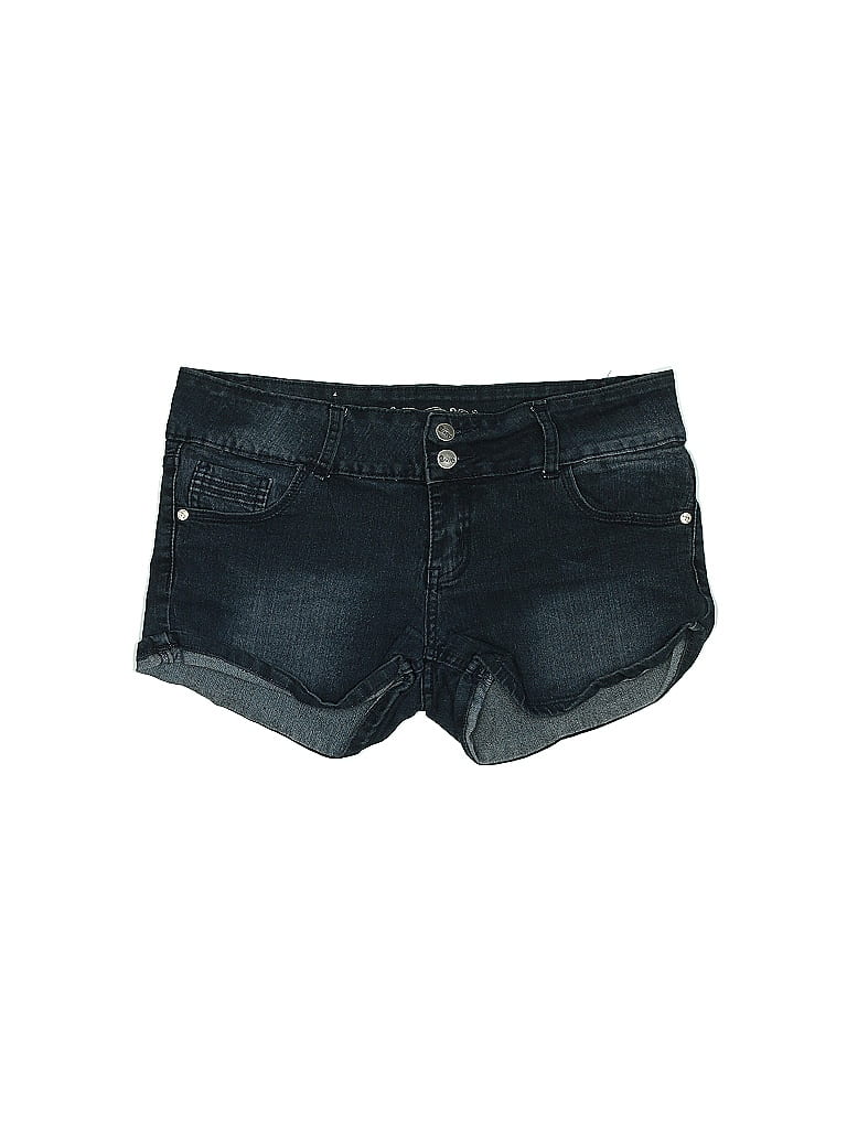 Pre-owned Live Denim Shorts In Blue