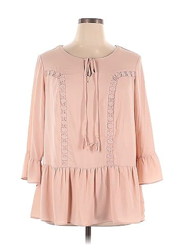 Signature Studio 3/4 Sleeve Blouse (view 1)