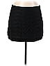 Diane von Furstenberg 100% Polyester Chevron-herringbone Black Casual Skirt Size 10 - photo 1