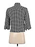Carlisle 100% Cotton Houndstooth Gray Blazer Size 0 - photo 2