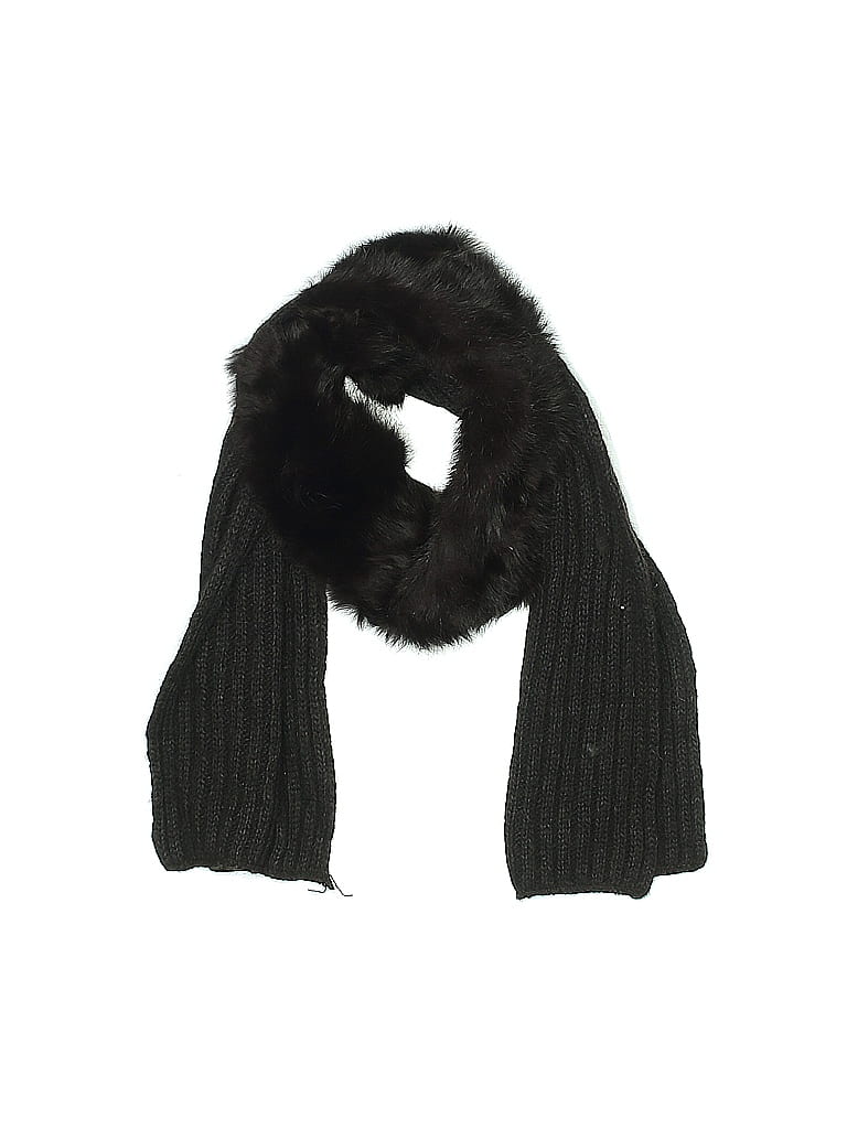 Lorenzo Black Brown Fur Scarf One size - photo 1
