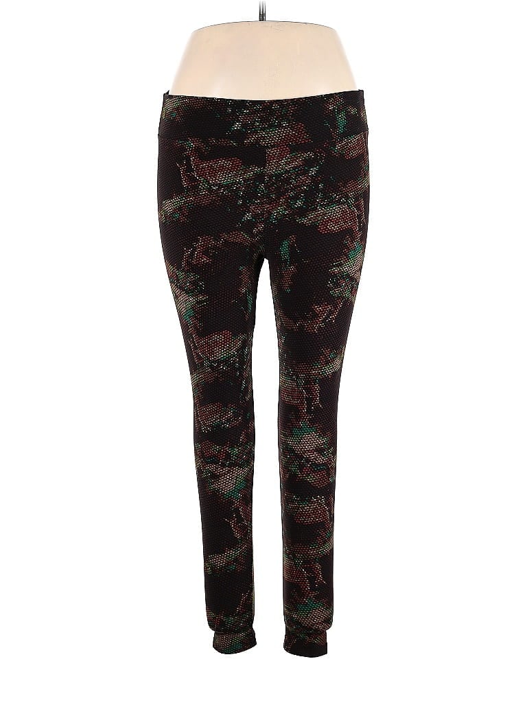 Pre-owned Lularoe Active Pants In Black