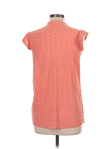 Perfect Peach Short Sleeve Blouse (view 2)