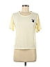 Playboy X Missguided Ivory Short Sleeve T-Shirt Size 2 - photo 1