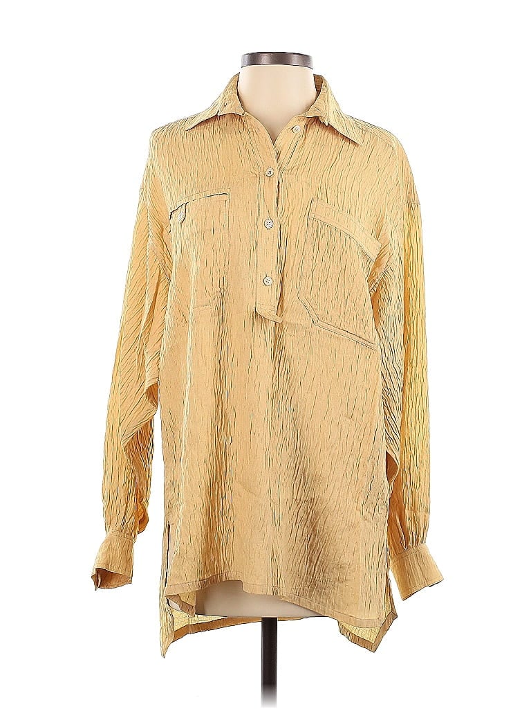 Selda Ls Striped Top Lilac Yellow Striped