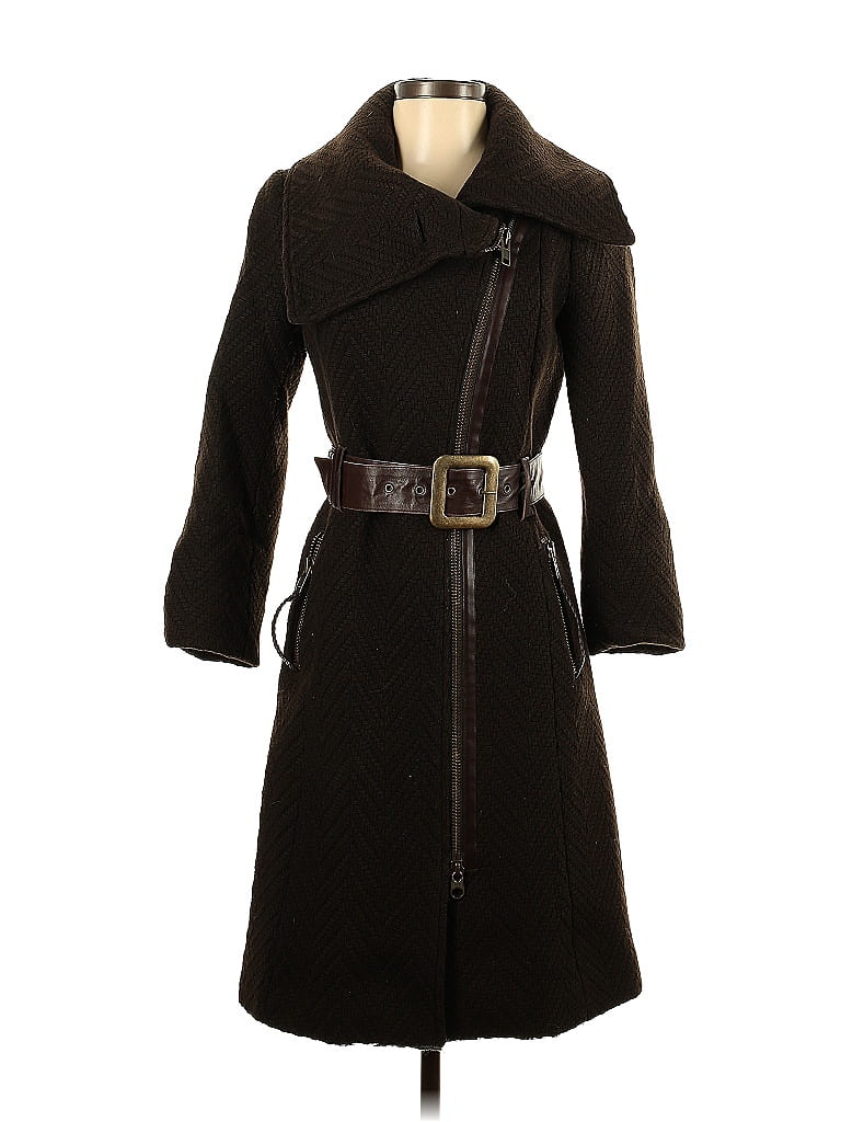 Mackage Brown Wool Coat Size XS 79 off ThredUp