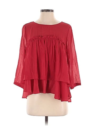 Sunday in Brooklyn 3/4 Sleeve Blouse (view 1)