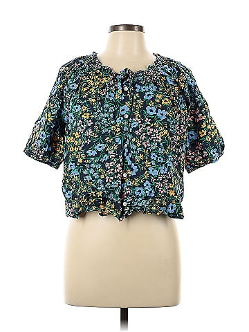 Only Short Sleeve Blouse (view 1)