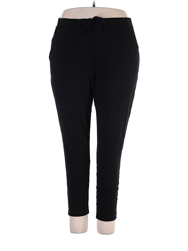 Pre-owned Lou & Grey For Loft Casual Pants In Black