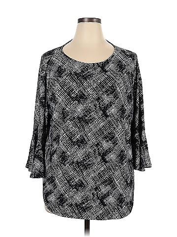 Carmen Carmen Marc Valvo 3/4 Sleeve Blouse (view 1)