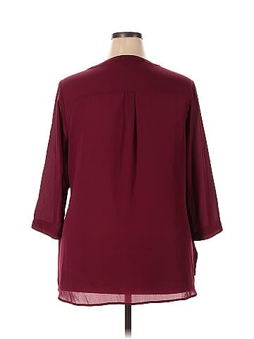 Sharagano 3/4 Sleeve Blouse (view 2)