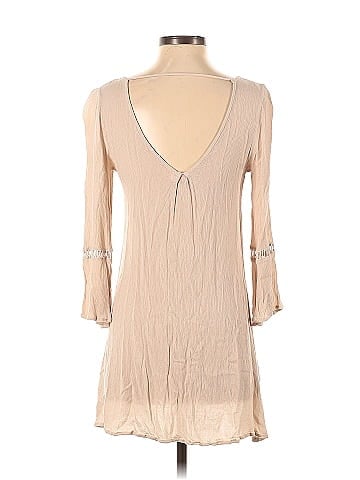 Pink Stitch Casual Dress (view 2)