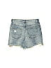 We the Free 100% Cotton Blue Denim Shorts Size 25 waist - photo 2