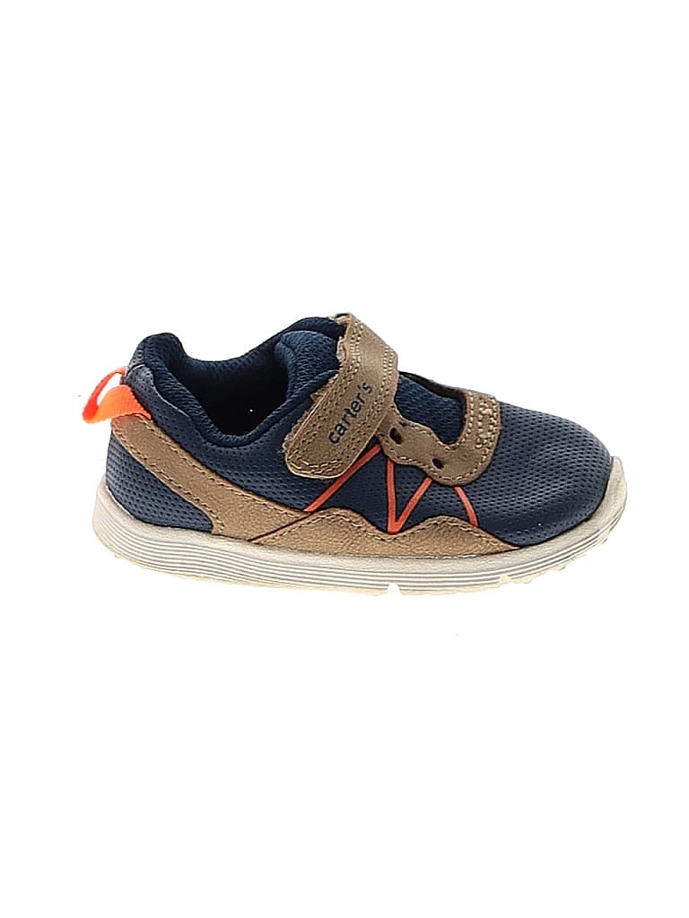 Carter's Tan Blue Sneakers Size 4 1/2 - photo 1