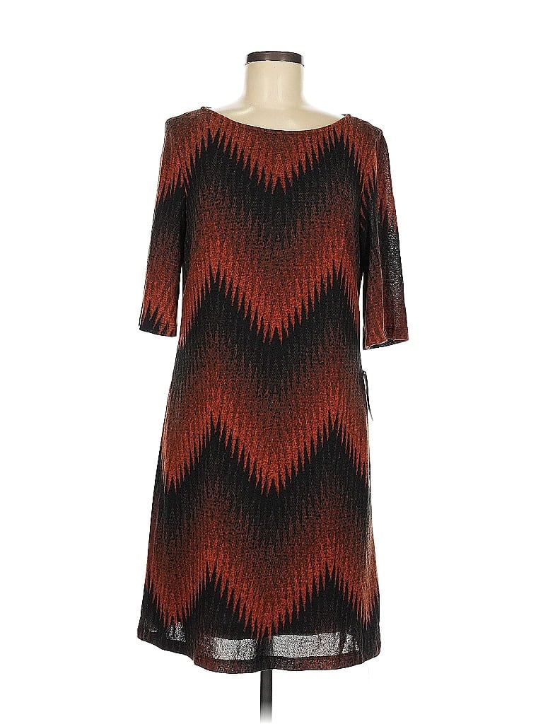 Metaphor Casual Dress In Brown