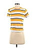 Essentials by Full Tilt 100% Cotton Stripes Yellow White Short Sleeve T-Shirt Size XS - photo 1
