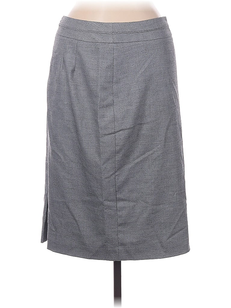 Pre-owned White House Black Market Formal Skirt In Gray