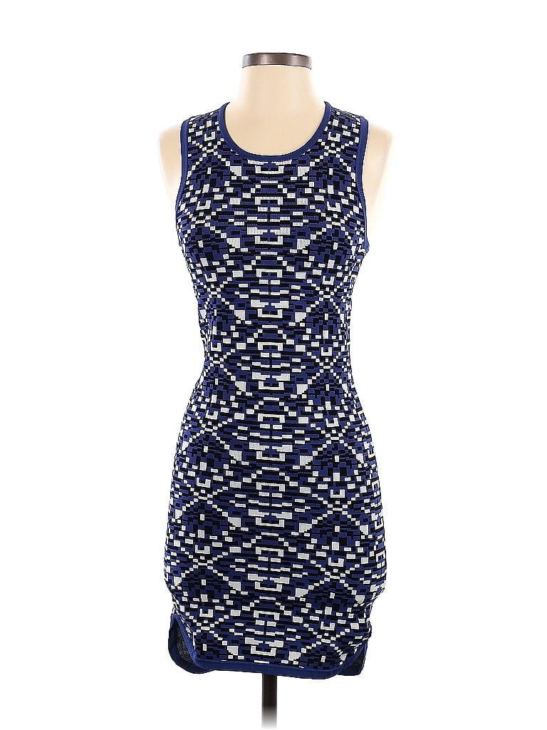 Pre-owned Parker Cocktail Dress In Blue