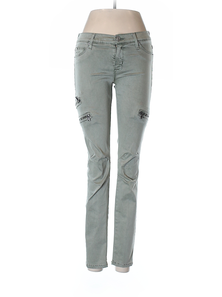 Hudson Jeans Solid Dark Green Cargo Pants 25 Waist - 91% off | thredUP