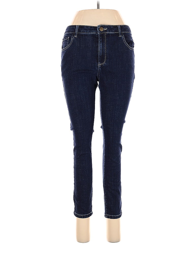 LOGO by Lori Goldstein Blue Jeans Size 10 (petite) - photo 1
