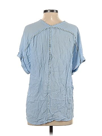 Blue Rain Short Sleeve Blouse (view 2)