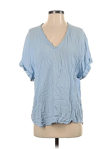 Blue Rain Short Sleeve Blouse (view 1)
