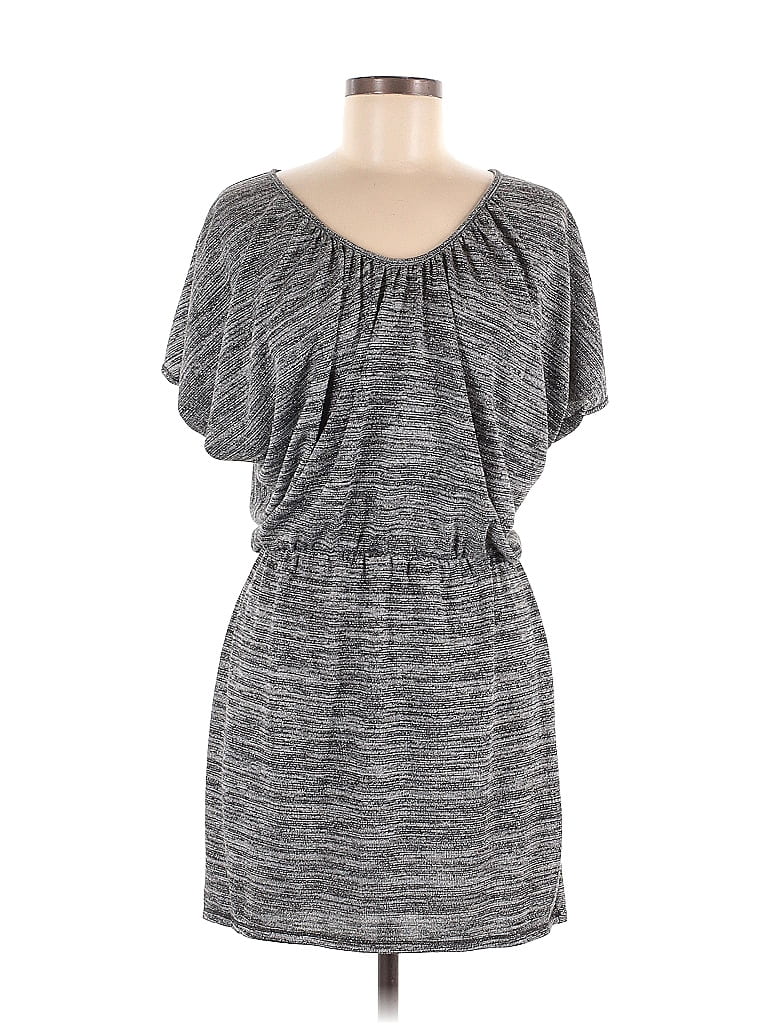 Pre-owned Max Studio Casual Dress In Gray