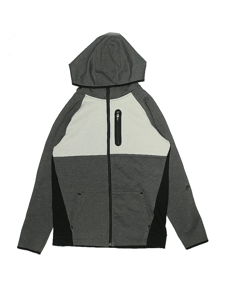 Active by Old Navy Gray Zip Up Hoodie Size 14 17 57 off ThredUp