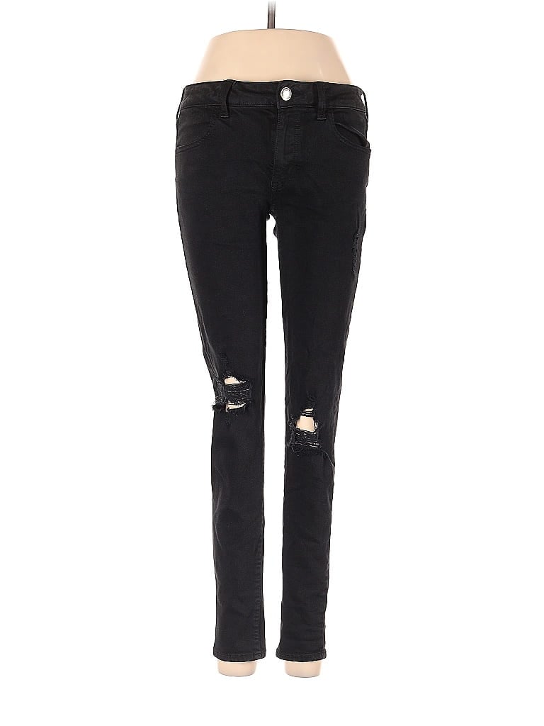 American Eagle Outfitters Hearts Black Jeans Size 6 - photo 1