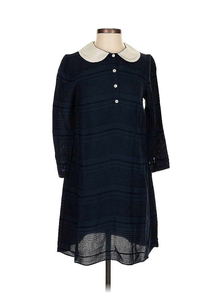 BECKEN 100% Viscose Blue Casual Dress Size 2 - photo 1
