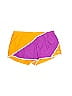 Nike 100% Polyester Color Block Purple Athletic Shorts Size L - photo 1