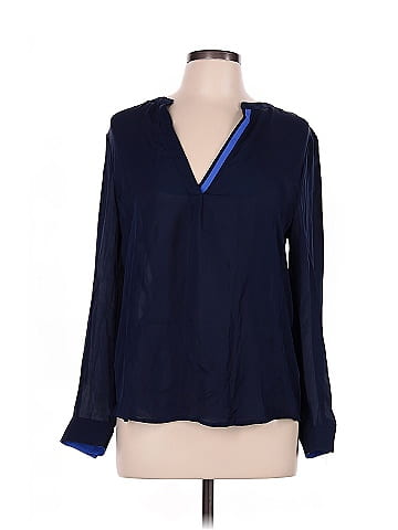 Joie Long Sleeve Silk Top (view 1)