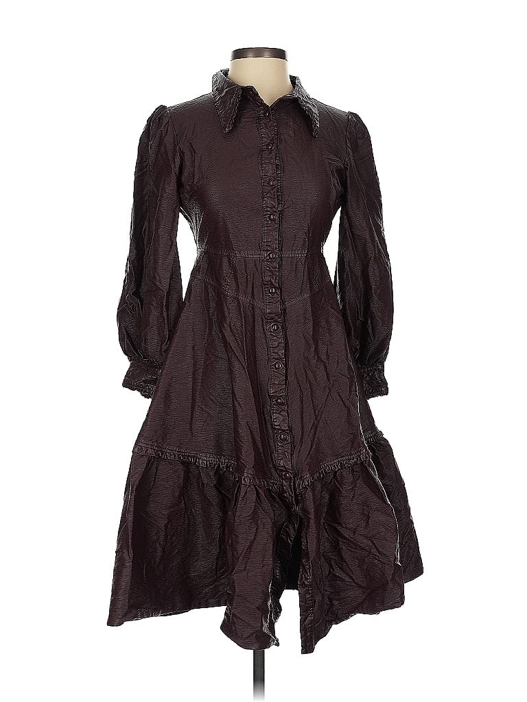 Pre-owned Nicholas Casual Dress In Burgundy