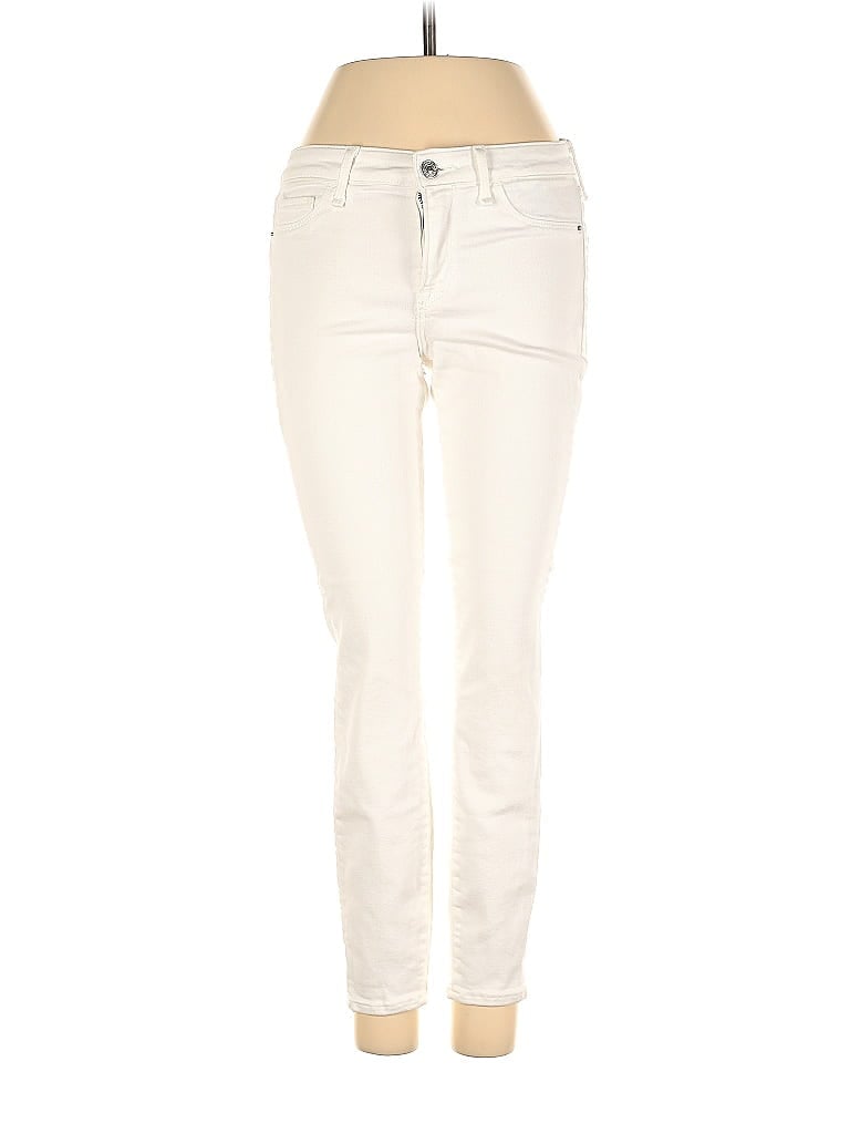 Pre-owned Abercrombie & Fitch Jeans In White