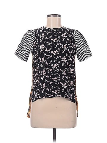 No. 21 Short Sleeve Silk Top (view 1)