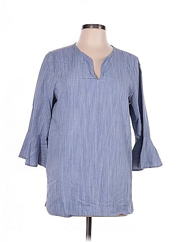 Sharagano 3/4 Sleeve Blouse (view 1)