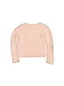 Butter 100% Polyester Hearts Pink Pullover Sweater Size 3 - photo 2