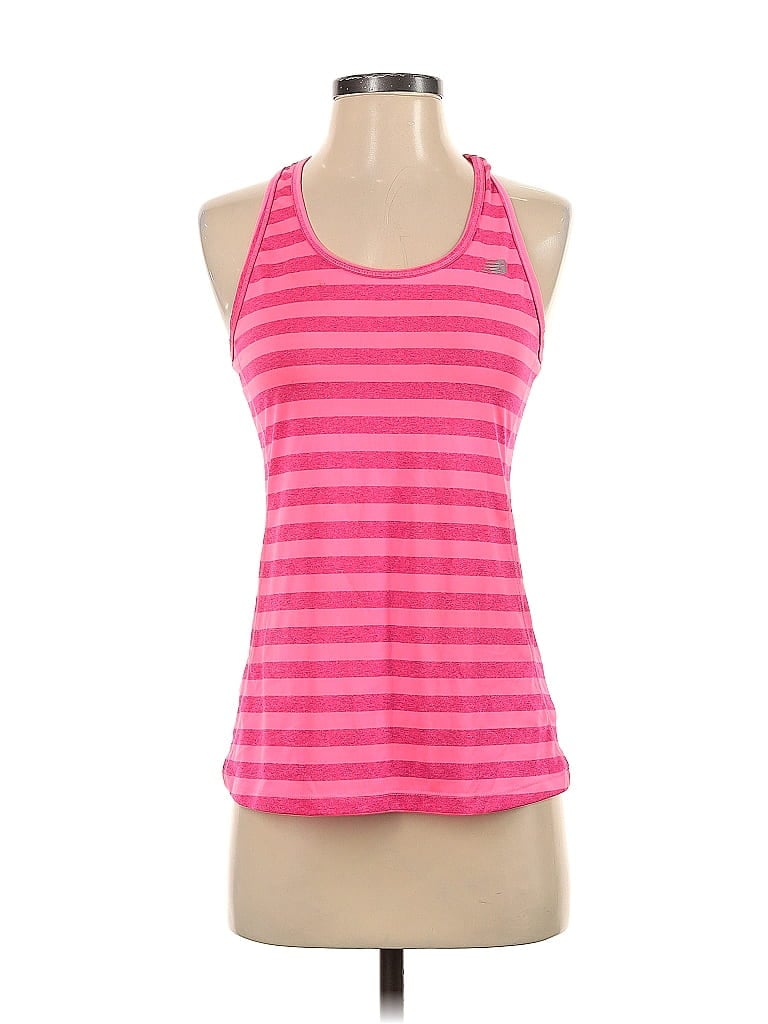 Click to view more detailed imagery on our partner's website Pre-owned New Balance Tank Top Pink Halter Neckline Tops