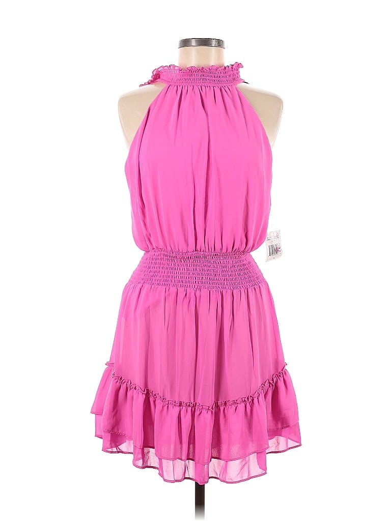 B. Smart Cocktail Dress In Pink