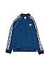 Adidas 100% Polyester Blue Track Jacket Size 4 - photo 1