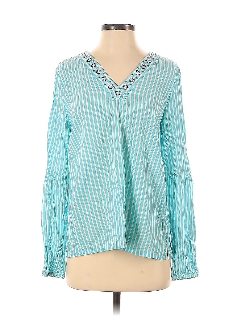 Pre-owned Michael Michael Kors Long Sleeve Blouse