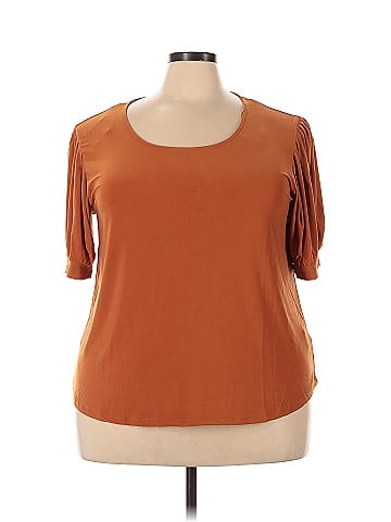 Carmen Carmen Marc Valvo Short Sleeve Top (view 1)